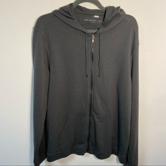 John Varvatos Star USA Sweatshirt Hoodie Large